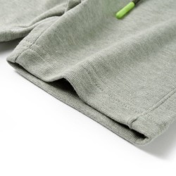 Kindershorts mit Kordelzug Hellkhaki Melange 128