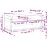 Couchtisch Sonoma-Eiche 90x50x45 cm Holzwerkstoff