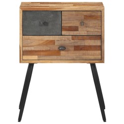 Nachttisch 47x31,5x60 cm Massivholz Teak