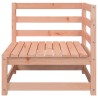 Gartensofa mit Hocker 2-Sitzer Massivholz Douglasie