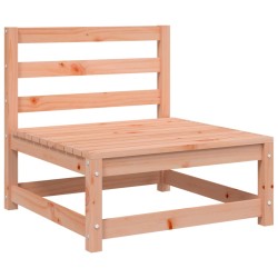 Gartensofa mit Hocker 2-Sitzer Massivholz Douglasie