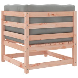 Garten-Ecksofa mit Kissen Massivholz Douglasie