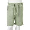 Kindershorts mit Kordelzug Helles Khaki 92