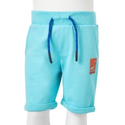 Kindershorts mit Kordelzug Aquablau 92