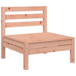 Gartensofa 3-Sitzer mit Hocker Massivholz Douglasie