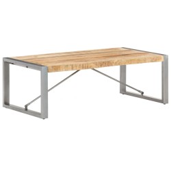 Couchtisch 120x60x40 cm Raues Mangoholz