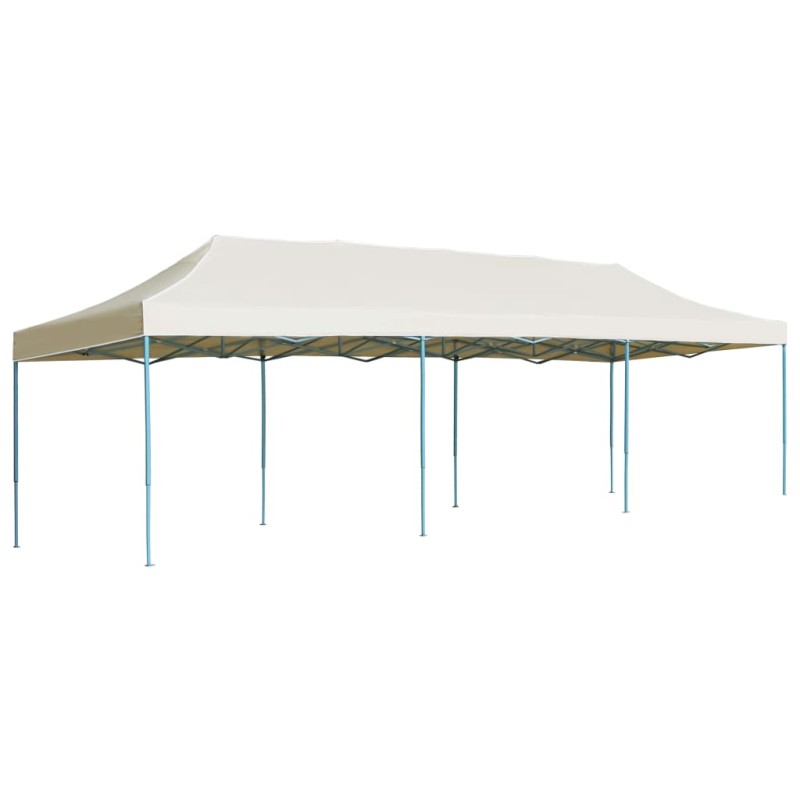 Faltzelt Pop-Up Partyzelt 3 x 9 m Creme