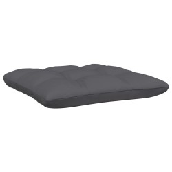 Gartensofa 2-Sitzer mit Kissen in Schwarz Massivholz Kiefer