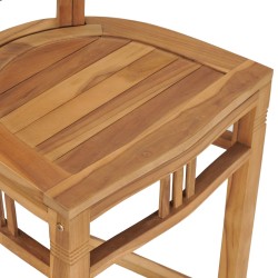 Barhocker Teak Massivholz