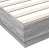 Bettgestell Grau Sonoma 180x200 cm Holzwerkstoff