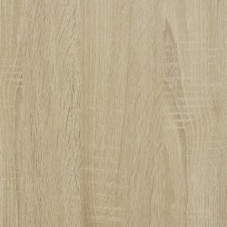 Bettgestell mit Kopfteil Sonoma-Eiche 90x190 cm Holzwerkstoff