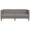 Sofa 2-Sitzer Taupe Stoff