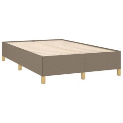 Boxspringbett mit Matratze Taupe 120x190 cm Stoff