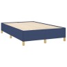 Boxspringbett mit Matratze & LED Blau 120x190 cm Stoff