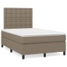 Boxspringbett mit Matratze Taupe 120x190 cm Stoff