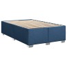 Boxspringbett mit Matratze Blau 120x190 cm Stoff