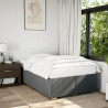 Boxspringbett mit Matratze Dunkelgrau 120x190 cm Stoff