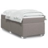 Boxspringbett mit Matratze Taupe 90x190 cm Stoff