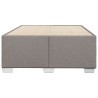 Bettgestell Taupe 120x190 cm Stoff