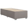 Bettgestell Taupe 90x190 cm Stoff