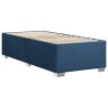 Boxspringbett mit Matratze Blau 80x200 cm Stoff