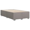 Boxspringbett mit Matratze Taupe 120x190 cm Stoff