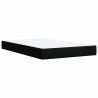 Boxspringbett mit Matratze Schwarz 90x200 cm Stoff