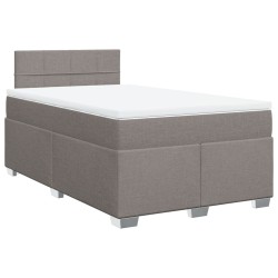 Boxspringbett mit Matratze Taupe 120x190 cm Stoff