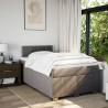 Boxspringbett mit Matratze Taupe 120x190 cm Stoff