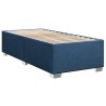 Boxspringbett mit Matratze Blau 90x190 cm Stoff