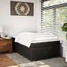 Boxspringbett mit Matratze Schwarz 120x200 cm Kunstleder