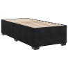 Boxspringbett mit Matratze Schwarz 90x200 cm Samt