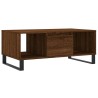 Couchtisch Braun Eichen-Optik 90x50x36,5 cm Holzwerkstoff