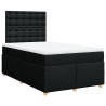 Boxspringbett mit Matratze Schwarz 120x190 cm Stoff