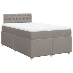 Boxspringbett mit Matratze Taupe 120x190 cm Stoff