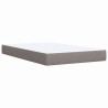 Boxspringbett mit Matratze Taupe 120x190 cm Stoff