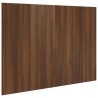 Kopfteil Braun Eichen-Optik 120x1,5x80 cm Holzwerkstoff