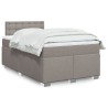 Boxspringbett mit Matratze Taupe 120x190 cm Stoff