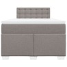 Boxspringbett mit Matratze Taupe 120x190 cm Stoff