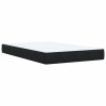 Boxspringbett mit Matratze Schwarz 120x200 cm Samt