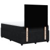 Boxspringbett mit Matratze Schwarz 120x190 cm Samt