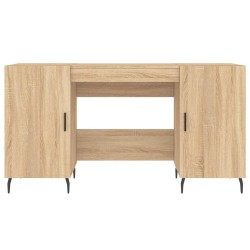 Schreibtisch Sonoma-Eiche 140x50x75 cm Holzwerkstoff