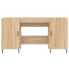 Schreibtisch Sonoma-Eiche 140x50x75 cm Holzwerkstoff