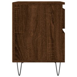 Nachttische 2 Stk. Braun Eichen-Optik 40x35x50 cm Holzwerkstoff