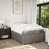 Boxspringbett mit Matratze Taupe 120x190 cm Stoff