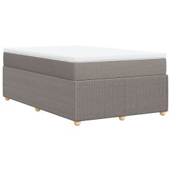 Boxspringbett mit Matratze Taupe 120x190 cm Stoff