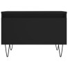 Couchtische 2 Stk. Schwarz 50x46x35 cm Holzwerkstoff