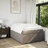 Boxspringbett mit Matratze Taupe 120x200 cm Stoff