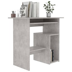 Schreibtisch Betongrau 80x45x74 cm Holzwerkstoff