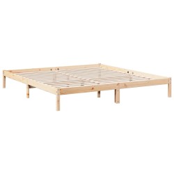 Massivholzbett Extra Lang ohne Matratze 200x210 cm Kiefernholz